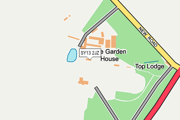 SY13 2JZ map - OS OpenMap – Local (Ordnance Survey) SY13 2JZ map - OS OpenMap – Local (Ordnance Survey)