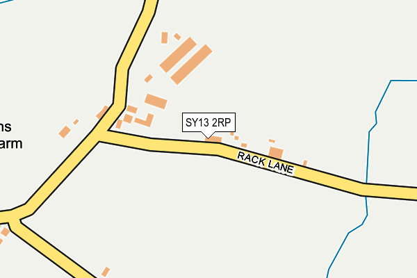 SY13 2RP map - OS OpenMap – Local (Ordnance Survey)