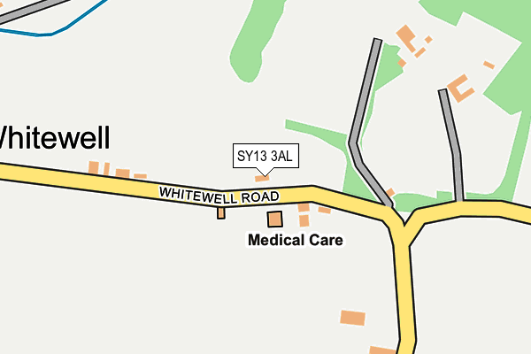SY13 3AL map - OS OpenMap – Local (Ordnance Survey)