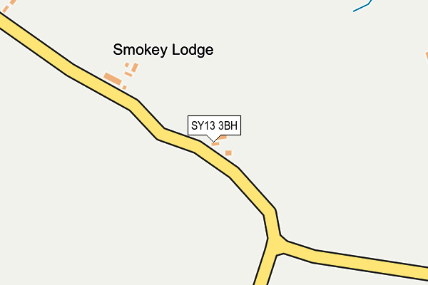 SY13 3BH map - OS OpenMap – Local (Ordnance Survey) SY13 3BH map - OS OpenMap – Local (Ordnance Survey)