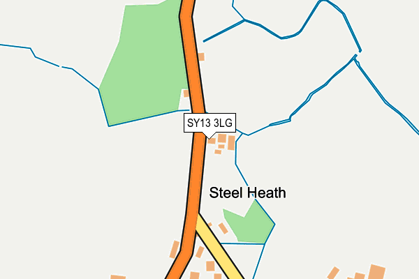 SY13 3LG map - OS OpenMap – Local (Ordnance Survey) SY13 3LG map - OS OpenMap – Local (Ordnance Survey)