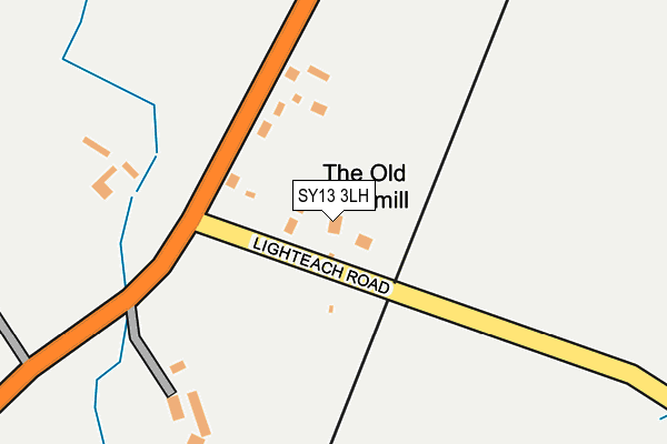 SY13 3LH map - OS OpenMap – Local (Ordnance Survey) SY13 3LH map - OS OpenMap – Local (Ordnance Survey)