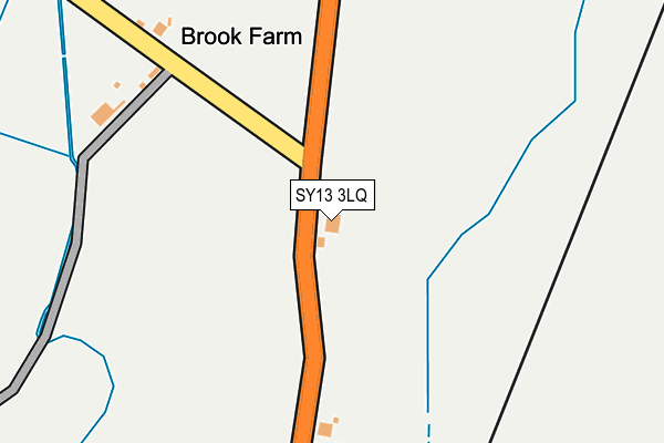 SY13 3LQ map - OS OpenMap – Local (Ordnance Survey) SY13 3LQ map - OS OpenMap – Local (Ordnance Survey)