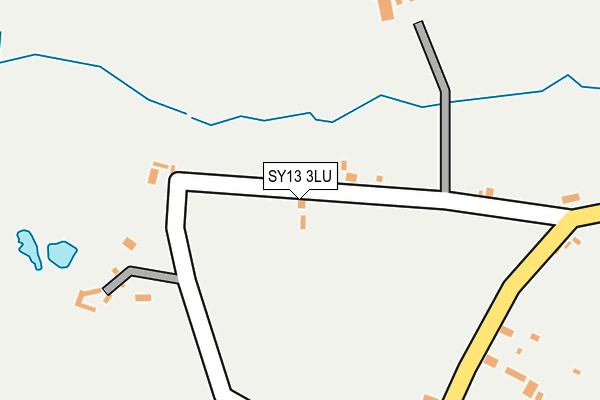 SY13 3LU map - OS OpenMap – Local (Ordnance Survey) SY13 3LU map - OS OpenMap – Local (Ordnance Survey)