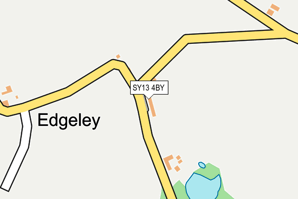 SY13 4BY map - OS OpenMap – Local (Ordnance Survey) SY13 4BY map - OS OpenMap – Local (Ordnance Survey)
