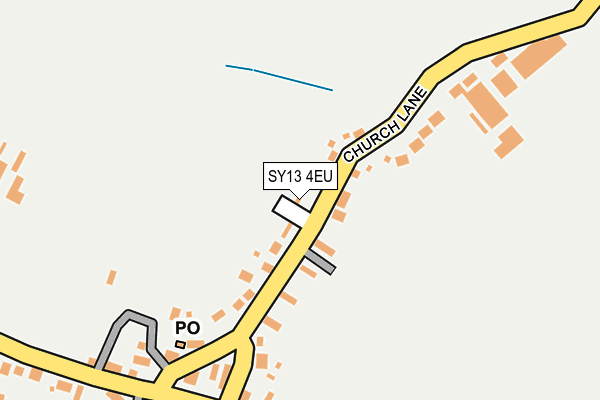 SY13 4EU map - OS OpenMap – Local (Ordnance Survey) SY13 4EU map - OS OpenMap – Local (Ordnance Survey)
