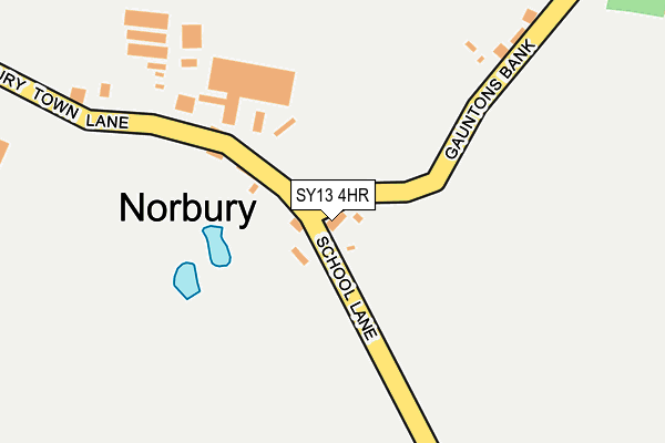 SY13 4HR map - OS OpenMap – Local (Ordnance Survey) SY13 4HR map - OS OpenMap – Local (Ordnance Survey)