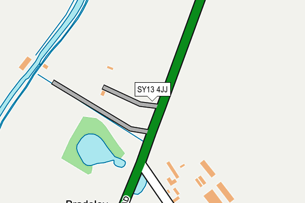 SY13 4JJ map - OS OpenMap – Local (Ordnance Survey) SY13 4JJ map - OS OpenMap – Local (Ordnance Survey)