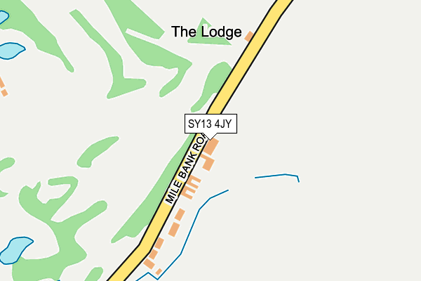 SY13 4JY map - OS OpenMap – Local (Ordnance Survey) SY13 4JY map - OS OpenMap – Local (Ordnance Survey)