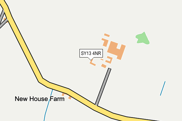 SY13 4NR map - OS OpenMap – Local (Ordnance Survey) SY13 4NR map - OS OpenMap – Local (Ordnance Survey)