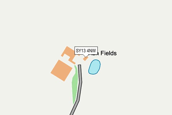 SY13 4NW map - OS OpenMap – Local (Ordnance Survey) SY13 4NW map - OS OpenMap – Local (Ordnance Survey)
