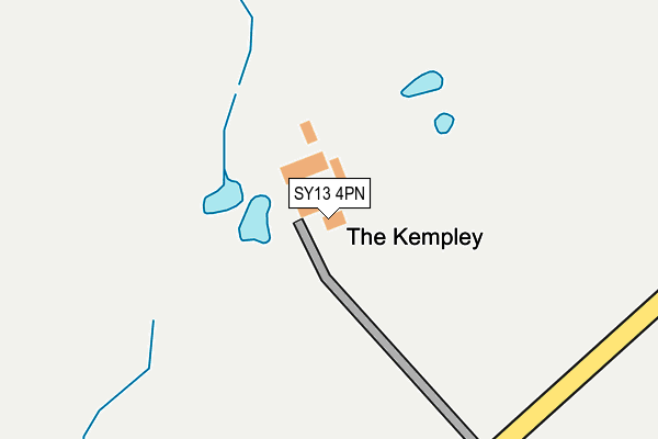 SY13 4PN map - OS OpenMap – Local (Ordnance Survey) SY13 4PN map - OS OpenMap – Local (Ordnance Survey)