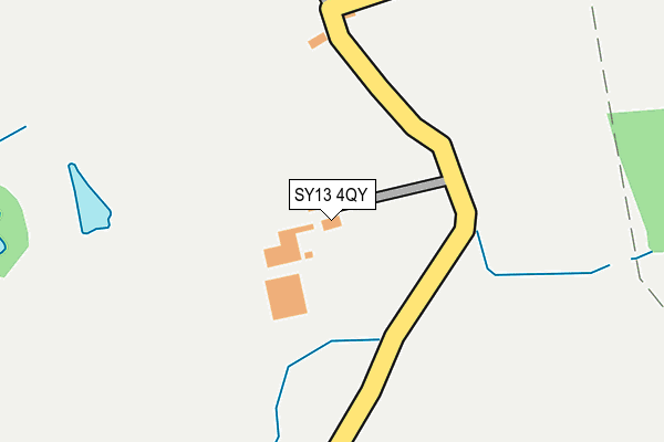SY13 4QY map - OS OpenMap – Local (Ordnance Survey)
