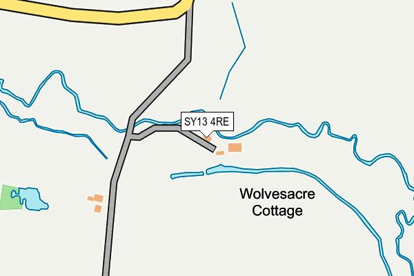 SY13 4RE map - OS OpenMap – Local (Ordnance Survey) SY13 4RE map - OS OpenMap – Local (Ordnance Survey)