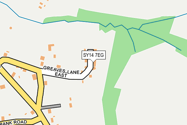 SY14 7EG map - OS OpenMap – Local (Ordnance Survey) SY14 7EG map - OS OpenMap – Local (Ordnance Survey)
