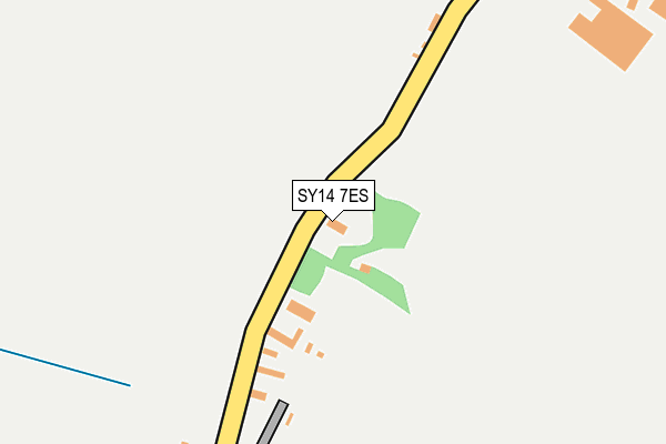 SY14 7ES map - OS OpenMap – Local (Ordnance Survey) SY14 7ES map - OS OpenMap – Local (Ordnance Survey)