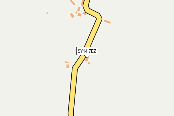 SY14 7EZ map - OS OpenMap – Local (Ordnance Survey) SY14 7EZ map - OS OpenMap – Local (Ordnance Survey)