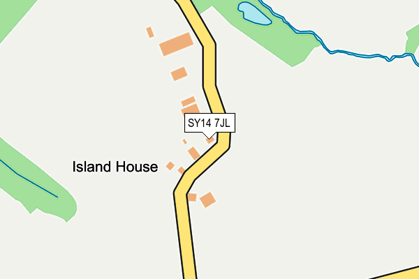 SY14 7JL map - OS OpenMap – Local (Ordnance Survey) SY14 7JL map - OS OpenMap – Local (Ordnance Survey)
