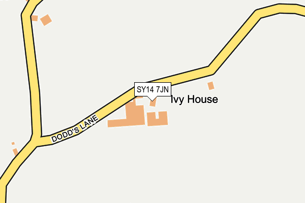 SY14 7JN map - OS OpenMap – Local (Ordnance Survey) SY14 7JN map - OS OpenMap – Local (Ordnance Survey)