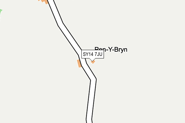 SY14 7JU map - OS OpenMap – Local (Ordnance Survey) SY14 7JU map - OS OpenMap – Local (Ordnance Survey)