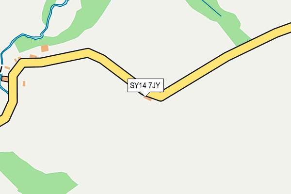 SY14 7JY map - OS OpenMap – Local (Ordnance Survey) SY14 7JY map - OS OpenMap – Local (Ordnance Survey)