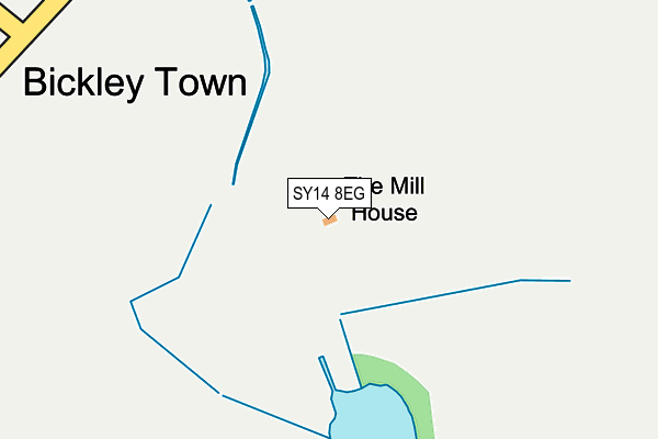 SY14 8EG map - OS OpenMap – Local (Ordnance Survey) SY14 8EG map - OS OpenMap – Local (Ordnance Survey)