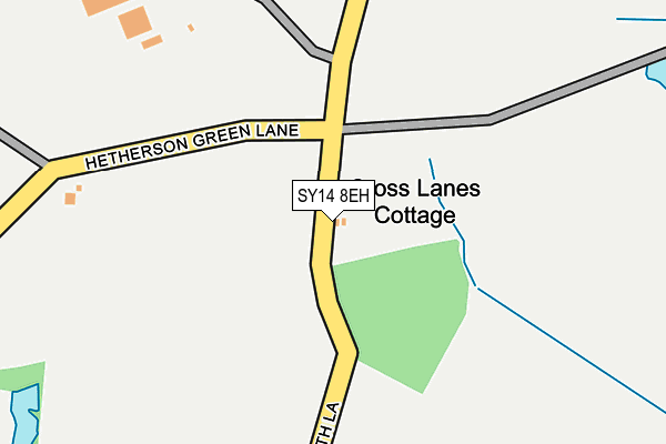 SY14 8EH map - OS OpenMap – Local (Ordnance Survey) SY14 8EH map - OS OpenMap – Local (Ordnance Survey)