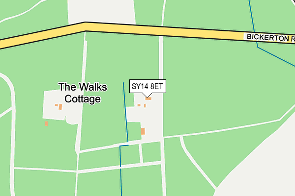 SY14 8ET map - OS OpenMap – Local (Ordnance Survey) SY14 8ET map - OS OpenMap – Local (Ordnance Survey)