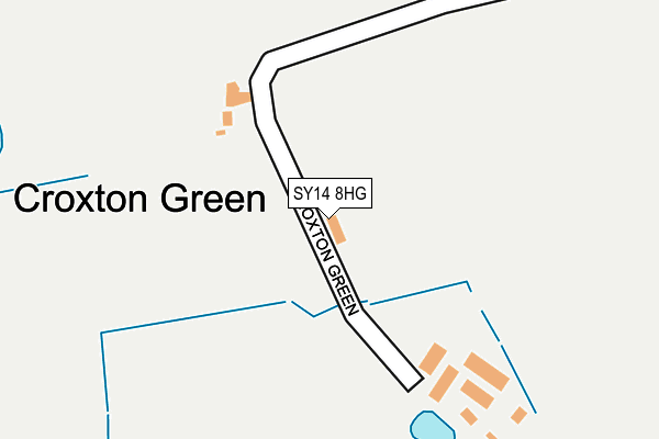 SY14 8HG map - OS OpenMap – Local (Ordnance Survey) SY14 8HG map - OS OpenMap – Local (Ordnance Survey)
