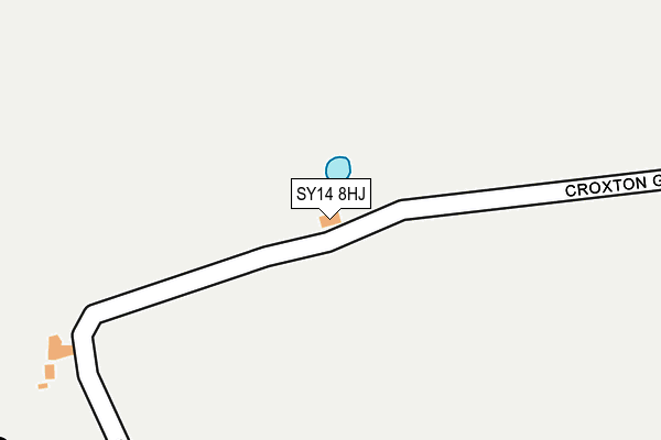 SY14 8HJ map - OS OpenMap – Local (Ordnance Survey)