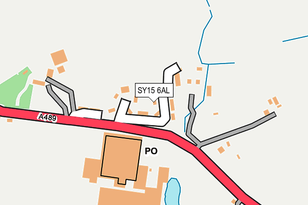SY15 6AL map - OS OpenMap – Local (Ordnance Survey) SY15 6AL map - OS OpenMap – Local (Ordnance Survey)
