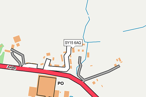 SY15 6AQ map - OS OpenMap – Local (Ordnance Survey) SY15 6AQ map - OS OpenMap – Local (Ordnance Survey)