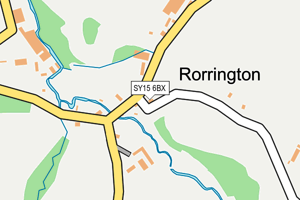 SY15 6BX map - OS OpenMap – Local (Ordnance Survey) SY15 6BX map - OS OpenMap – Local (Ordnance Survey)