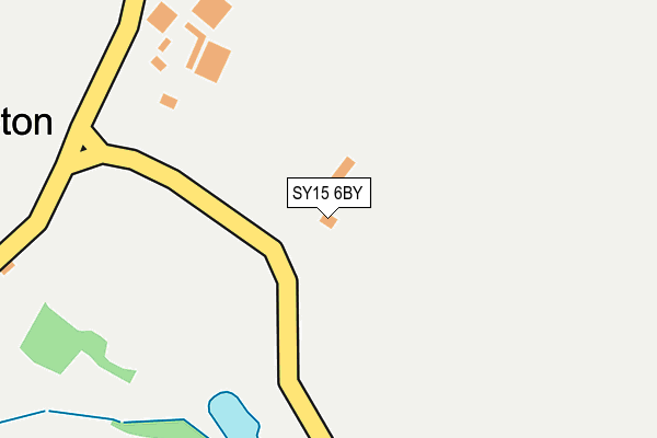SY15 6BY map - OS OpenMap – Local (Ordnance Survey) SY15 6BY map - OS OpenMap – Local (Ordnance Survey)