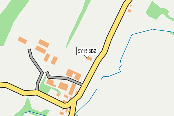 SY15 6BZ map - OS OpenMap – Local (Ordnance Survey) SY15 6BZ map - OS OpenMap – Local (Ordnance Survey)