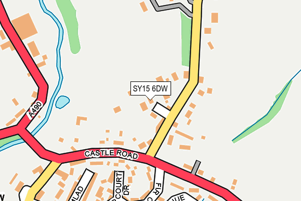 SY15 6DW map - OS OpenMap – Local (Ordnance Survey) SY15 6DW map - OS OpenMap – Local (Ordnance Survey)