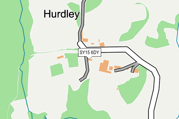 SY15 6DY map - OS OpenMap – Local (Ordnance Survey) SY15 6DY map - OS OpenMap – Local (Ordnance Survey)