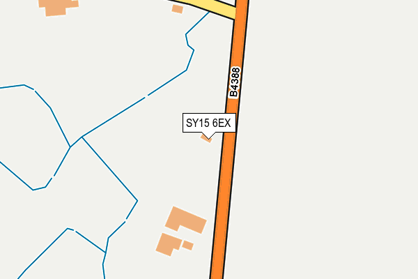 SY15 6EX map - OS OpenMap – Local (Ordnance Survey) SY15 6EX map - OS OpenMap – Local (Ordnance Survey)