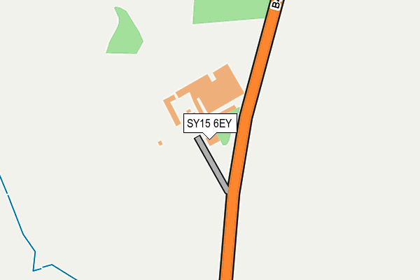 SY15 6EY map - OS OpenMap – Local (Ordnance Survey) SY15 6EY map - OS OpenMap – Local (Ordnance Survey)