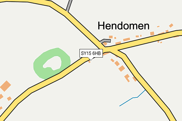SY15 6HB map - OS OpenMap – Local (Ordnance Survey) SY15 6HB map - OS OpenMap – Local (Ordnance Survey)
