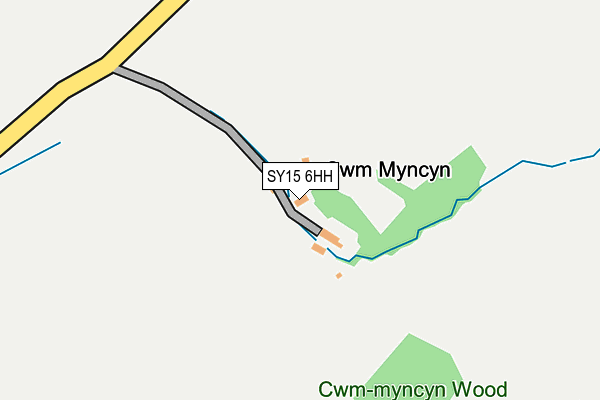 SY15 6HH map - OS OpenMap – Local (Ordnance Survey) SY15 6HH map - OS OpenMap – Local (Ordnance Survey)