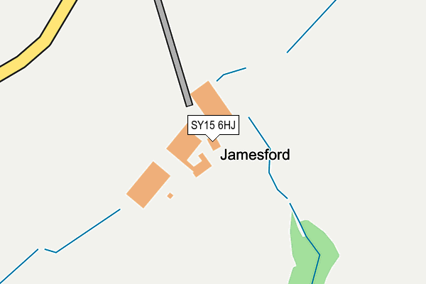 SY15 6HJ map - OS OpenMap – Local (Ordnance Survey) SY15 6HJ map - OS OpenMap – Local (Ordnance Survey)