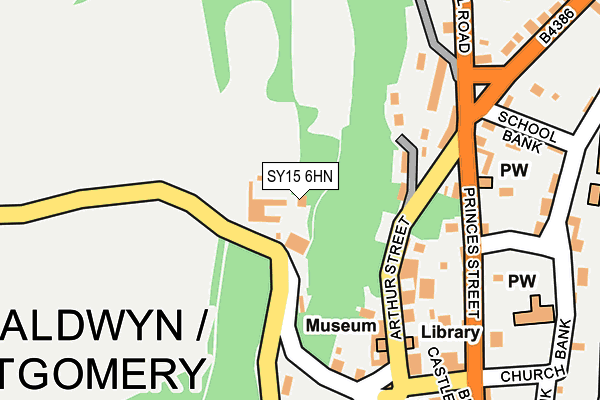 SY15 6HN map - OS OpenMap – Local (Ordnance Survey) SY15 6HN map - OS OpenMap – Local (Ordnance Survey)