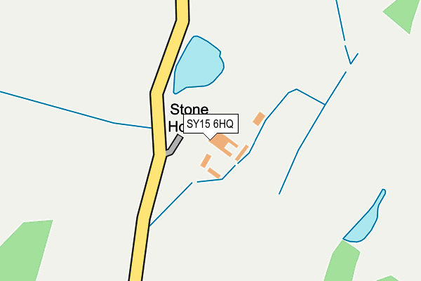 SY15 6HQ map - OS OpenMap – Local (Ordnance Survey) SY15 6HQ map - OS OpenMap – Local (Ordnance Survey)