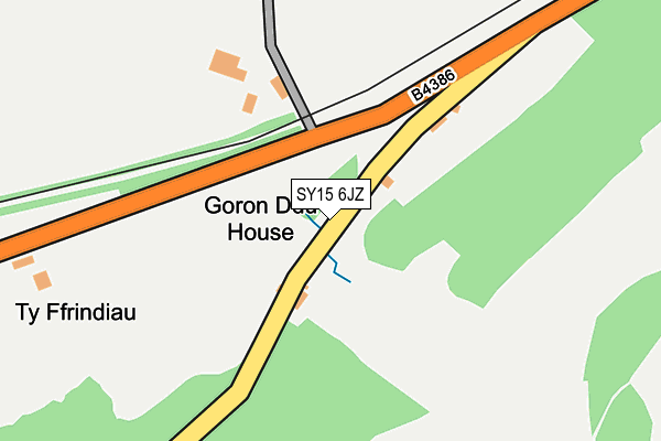 SY15 6JZ map - OS OpenMap – Local (Ordnance Survey) SY15 6JZ map - OS OpenMap – Local (Ordnance Survey)