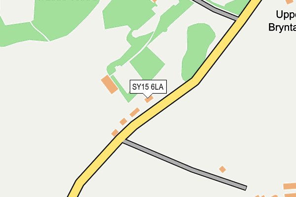 SY15 6LA map - OS OpenMap – Local (Ordnance Survey)