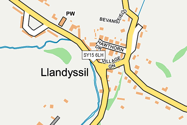 SY15 6LH map - OS OpenMap – Local (Ordnance Survey) SY15 6LH map - OS OpenMap – Local (Ordnance Survey)
