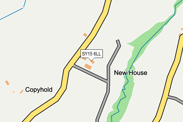SY15 6LL map - OS OpenMap – Local (Ordnance Survey) SY15 6LL map - OS OpenMap – Local (Ordnance Survey)