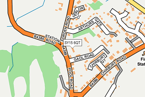 SY15 6QT map - OS OpenMap – Local (Ordnance Survey) SY15 6QT map - OS OpenMap – Local (Ordnance Survey)