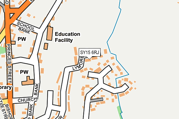 SY15 6RJ map - OS OpenMap – Local (Ordnance Survey) SY15 6RJ map - OS OpenMap – Local (Ordnance Survey)
